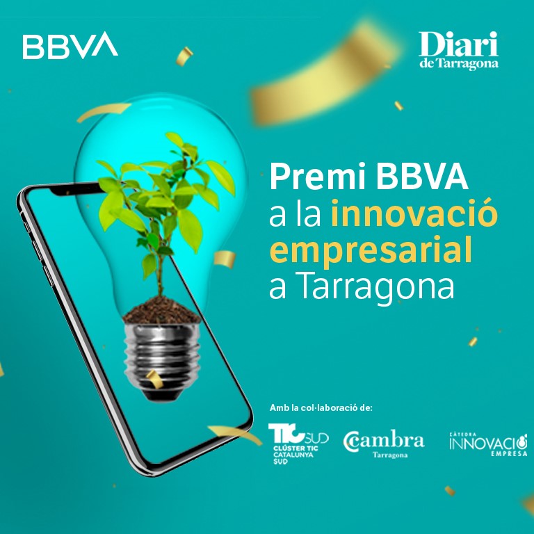 CambraTarragona's tweet photo. 🏆@Diaridtarragona i @bbva, @CambraTarragona, @universitatURV i @TICSud, convoquen la 1ª edició PREMI #INNOVACIÓ EMPRESARIAL en #SOSTENIBILITAT i TRANSFORMACIÓ DIGITAL per a #pimes i #autònoms de Tarragona.
ℹ️ https://t.co/OxojVhQWyq
.
#Premi #digitalització #Tarragona #CambraTGN https://t.co/Aa4PSNICwc