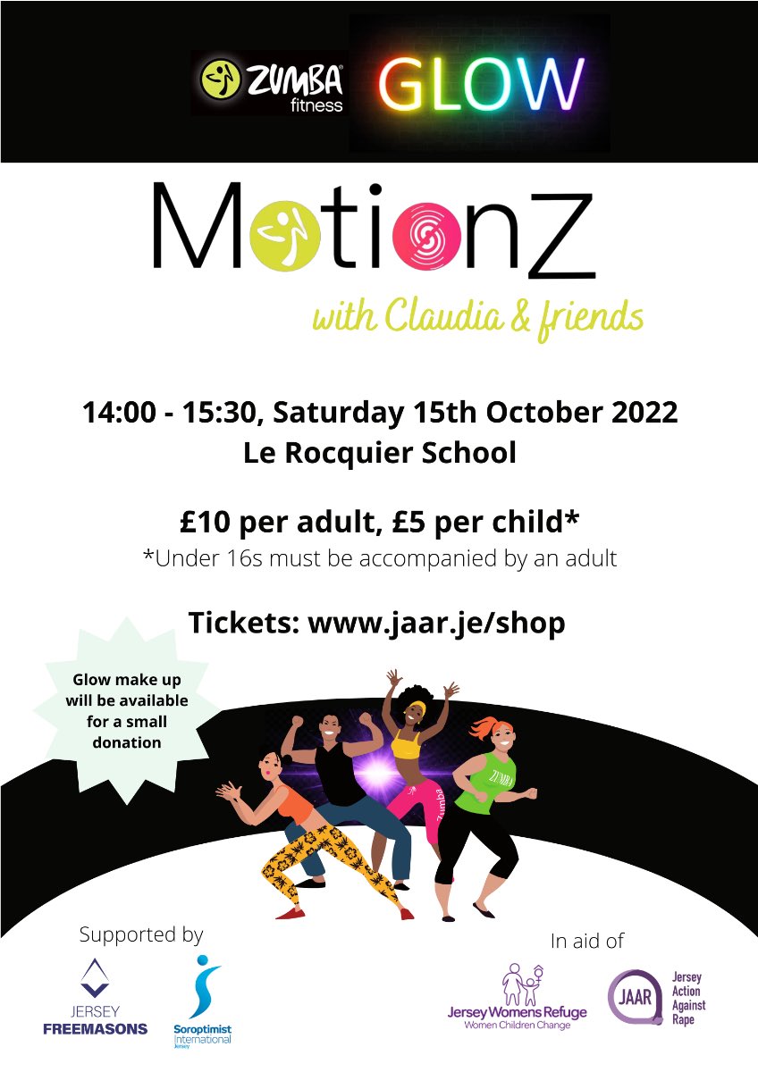 We are delighted to sponsor this event to raise monies for @JSYWomensRefuge and Jersey Action Against Rape - important Women’s charities on Jersey. Doing what Freemasons do best - helping others in our community #integrity #respect #friendship #charity #freemasonry #freemasons