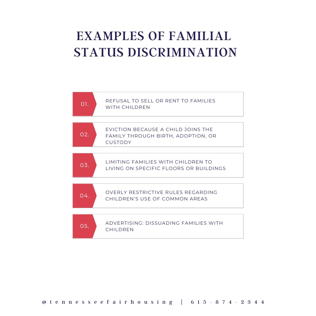 #familialstatus #fairhousing #endhousingdiscrimination #enddiscrimination #landlordtenant