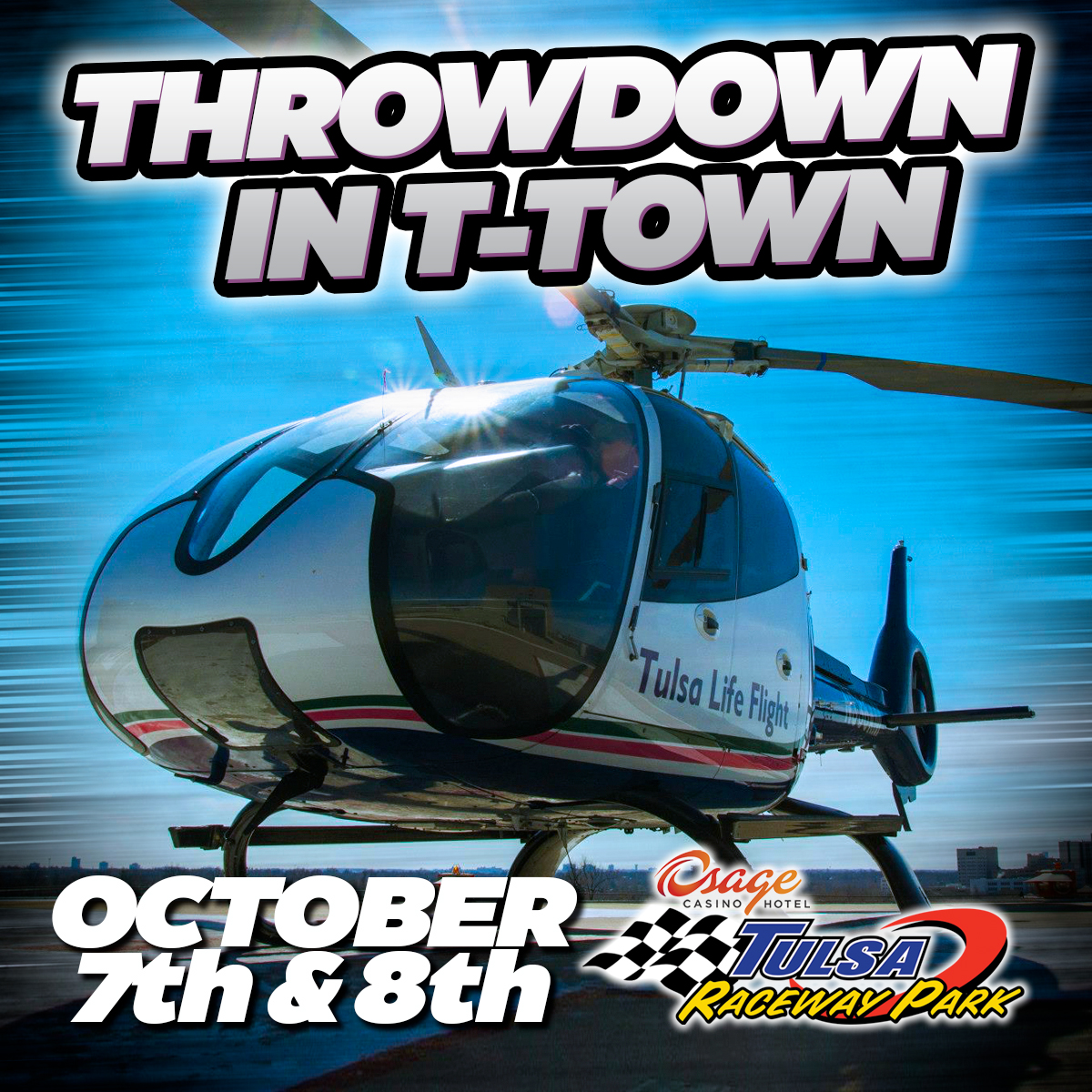 JUST ANNOUNCED!!! Life Flight will be flying in for Throwdown In T-Town Opening Ceremonies! Bring the kids as these local heroes will be landing after the National Anthem and talking with fans!!!
GET FREE TICKETS NOW online at stubwire.com/throwdown/