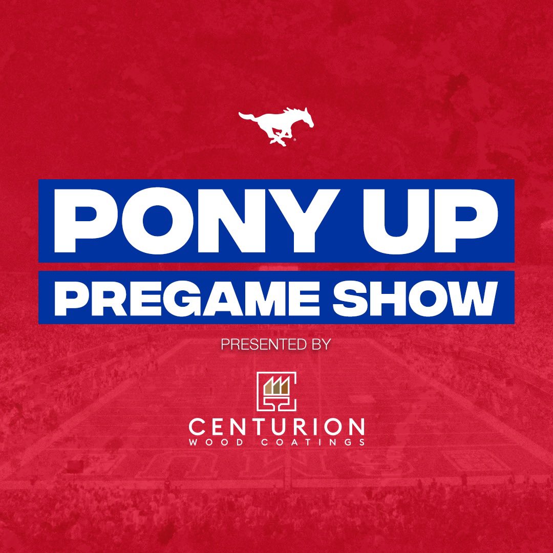 Rphillipstexas's tweet photo. It’s an early Wednesday edition of the Pony Up Pregame Show!

4pm TODAY on the @SMUMustangs Facebook page. 

We hear from @rhettlashlee and preview tonight’s American Athletic Conference opener at UCF. 

Get ready for @SMUFB starting at 4!

#PonyUpDallas https://t.co/0Sj8L8JpTu