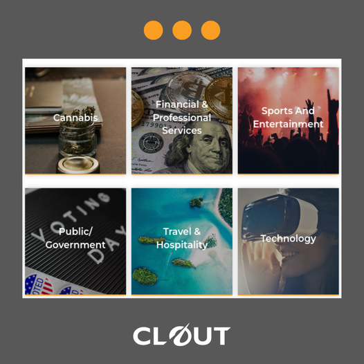 At Clout, we pride ourselves in partnering with clients from diverse industries. Check out other industries we flex our clout: cloutllc.com/sector-focus-2/ #PR #Marketing #Mediarelations #showsomeclout