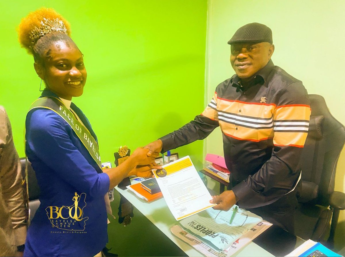 Official_BCQ's tweet photo. People's 93.1 FM is the official radio station for @Official_BCQ Pageant 2022. The understanding was reached when the @Official_BCQ Organization had a meeting today with the Manager of People's 93.1 FM at his office in Yenagoa.

#bayelsacampusqueen
#bcq https://t.co/TMqvaZGqNt