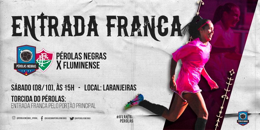 AFPerolasNegras's tweet photo. 🎟 ENTRADA FRANCA!

Dia de Pérolas, é dia de entrada franca para o nosso torcedor! 💙🖤

A Academia Pérolas Negras enfrenta o Fluminense , no sábado (08), às 15h, em Laranjeiras.

🇭🇹 Torcida Pérolas Negras:
- Entrada franca pelo portão principal

#AvantePerolas https://t.co/iapLETCUBg