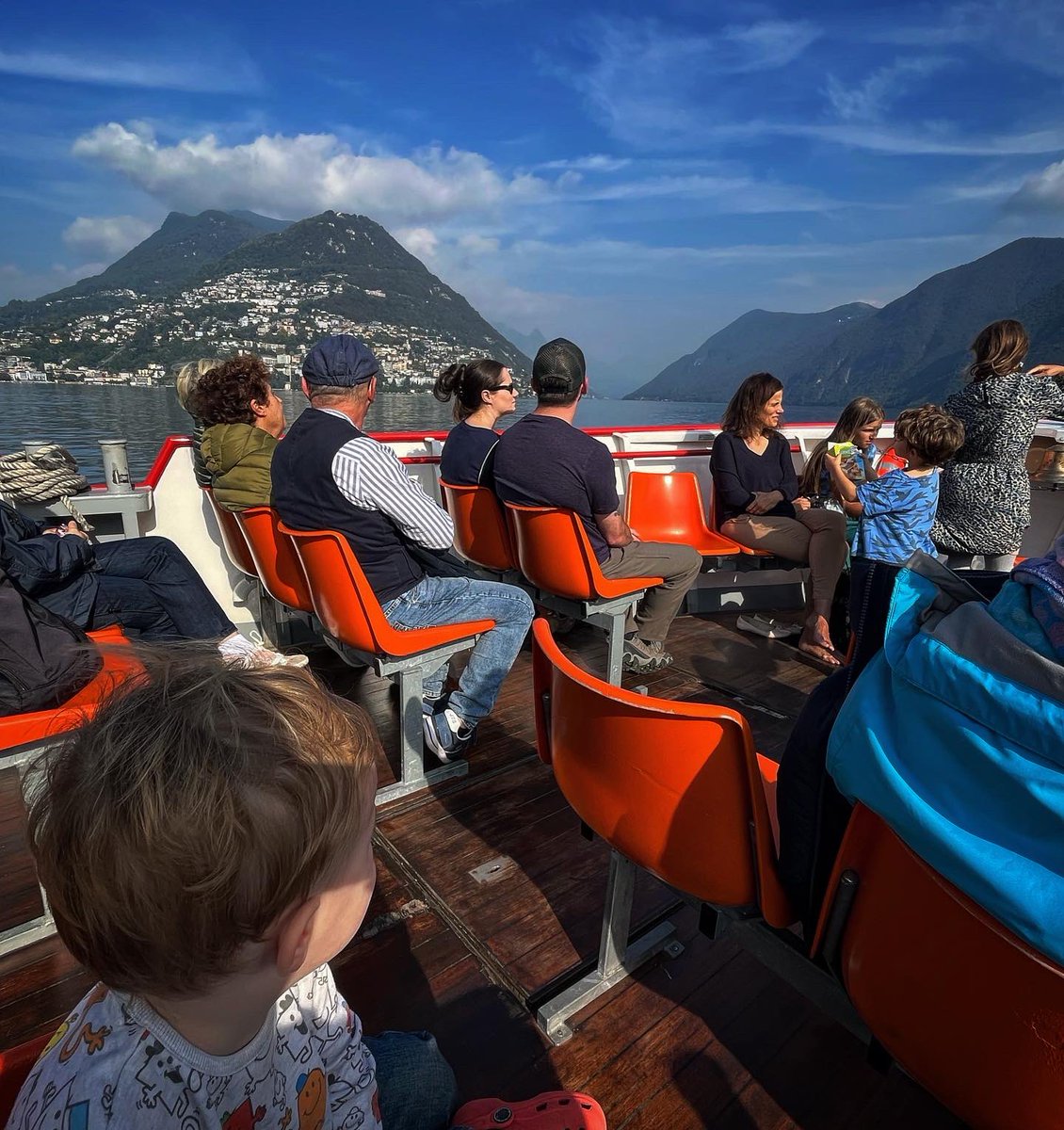 PhoebeRSmith's tweet photo. Took #WanderBoy on an e-boat today - to start an adventure - we arrived at a remote mountainside enclave on the Swiss-Italian border that was once rife with illicit trade. From here we walked (he rolled) edging cliffs and tackling many, many steps… but my goodness - belissima! https://t.co/PdDu3Cq17c