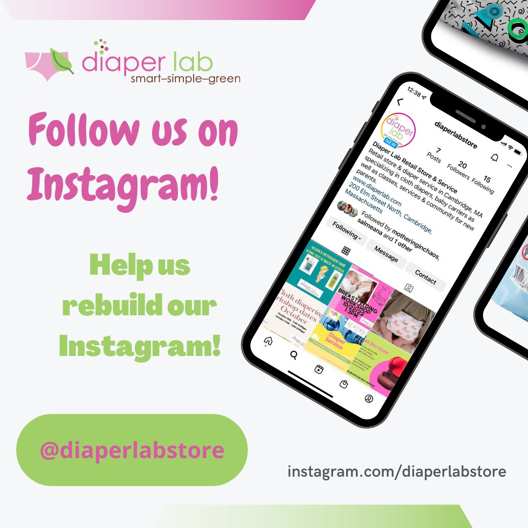 diaperlab's tweet image. Help us rebuild our Instagram account!  - mailchi.mp/c44904513a0a/h…