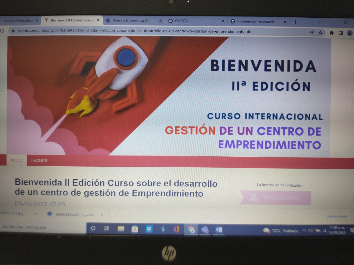 notiuic's tweet image. La Academia de #Emprendimiento está participando en el “Curso Internacional de desarrollo de un centro de gestión de Emprendimiento. Perspectiva de diferentes países" de #metaredx de la #reduniversia
uic.mx/noticias/acade…