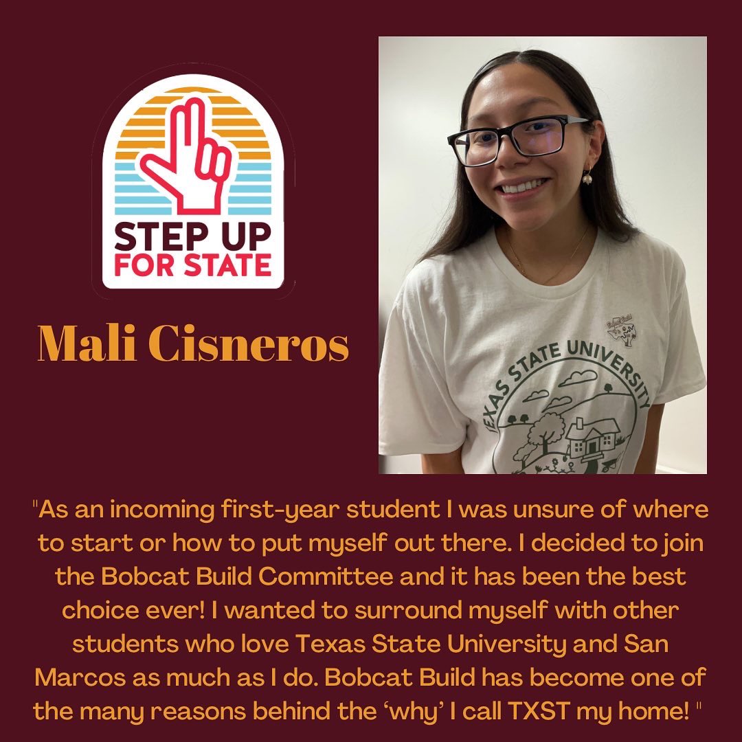 BobcatBuild's tweet photo. #SUFS #StepUpForState https://t.co/thXEToRVJz