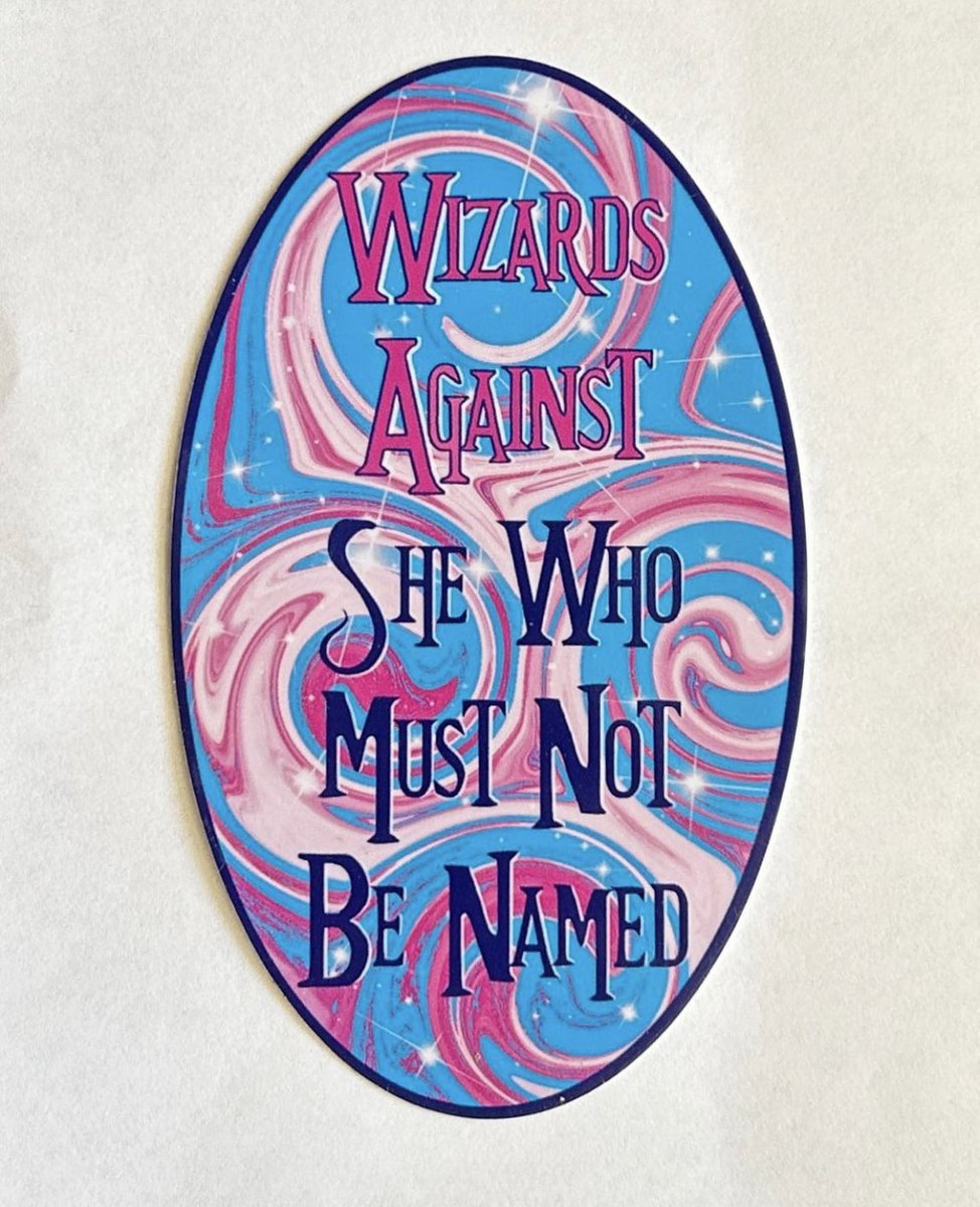 MHouseElves's tweet photo. So happy with how this sticker looks! For the wizards who aren’t JKR fans 🏳️‍⚧️

All proceeds from selling them @LeakyCon Denver are going to @TrevorProject https://t.co/8e7hGGb60P