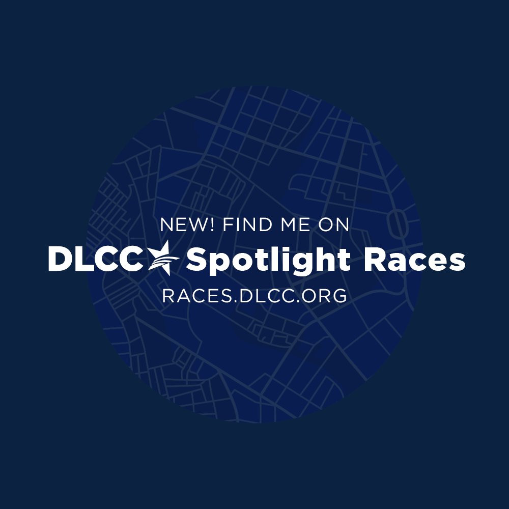 VoteGloriaJ's tweet photo. BIG NEWS: I've been named a Spotlight Candidate by the @DLCC!
https://t.co/Cij0CXXher https://t.co/MRR9i8H3WU