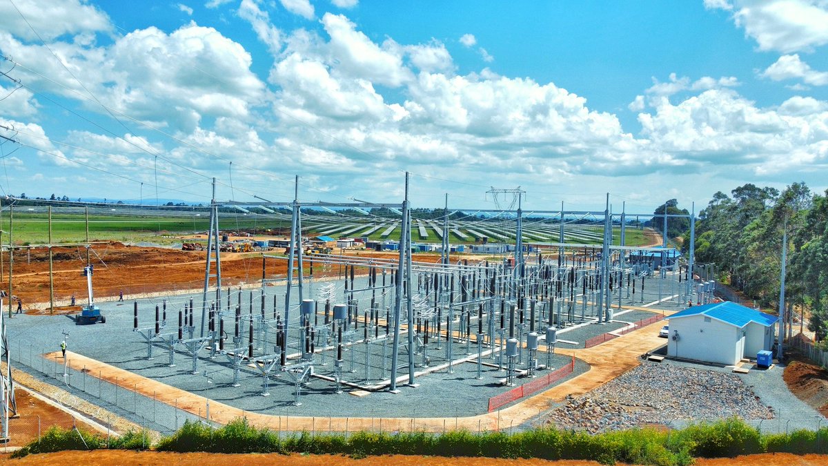 petermkinywa's tweet photo. 55Mwp Solar farm with a Interconnected Facility...#kesses #RenewableEnergy #profession #career #life https://t.co/C9ALNsZPhi