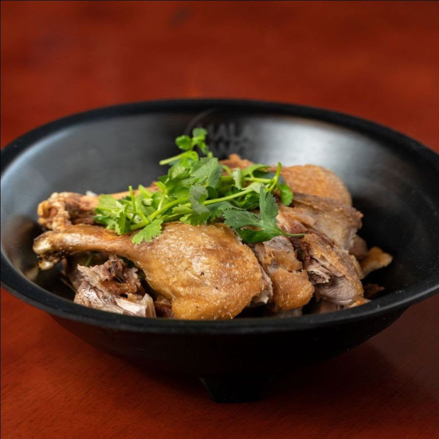 SichuanMala's tweet photo. Sichuan Wok Specialty: Chengdu Old Folk’s Crispy Duck! #malatang #arlingtonva #delivery #nova #sichuan #sichuancooking #hotpot #foodie #dinerschoice #entree #delicious #yummy #spicy #food #menu #dish #wok #veggie https://t.co/heCZlwTD5J https://t.co/v3YwPNwGYb
