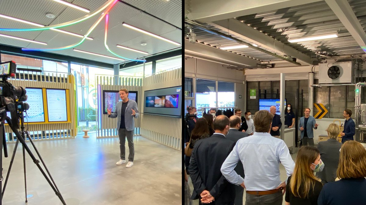 Today we opened the new Inspire Area of the <a href="/SAP/">SAP</a>  Experience Center and the Industry 4.0 Pop-Up Factory, enabling visitors to explore our technology both in person and virtually.  

A big thank you to all the colleagues who make our #ValueExperience possible!