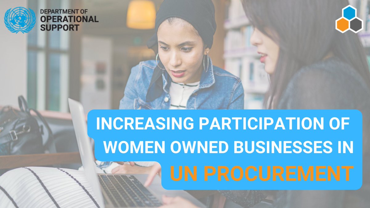 UN_OpSupport's tweet photo. We are committed to #SDG5 & increasing participation of Women Owned Business in @UNprocurement. #WOBs are invited to join our upcoming online biz course on 12 Oct. ๐ฉโ๐ผ๐บ๐ณ
Register by 10/10 here: https://t.co/hg8cqbnsel
Learn more ๐
https://t.co/AMPSJZLaUl
@UN_Women @WEConnection https://t.co/1CyIEn5EUr