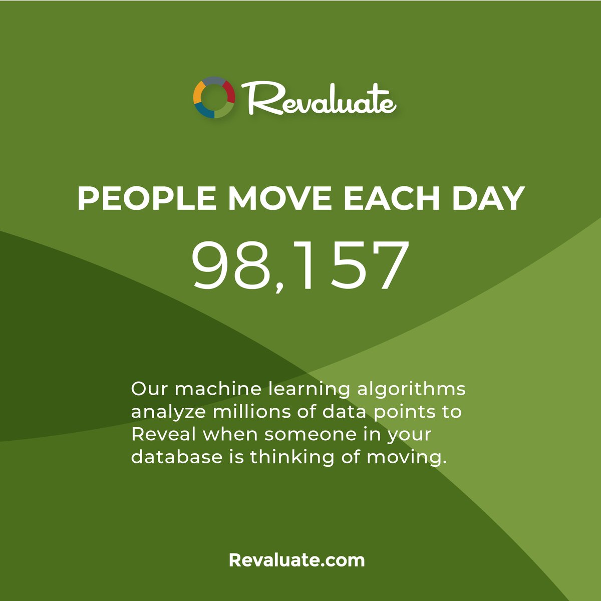 Looking for an #artificialintelligence solution? Optimize your time, increase efficiencies, and improve your outreach strategies with Revaluate bit.ly/3SAOQQW

#realestatetechnology #realestatedata #data #realestate #ai #datainsights #Mortgages #lendingintelligence