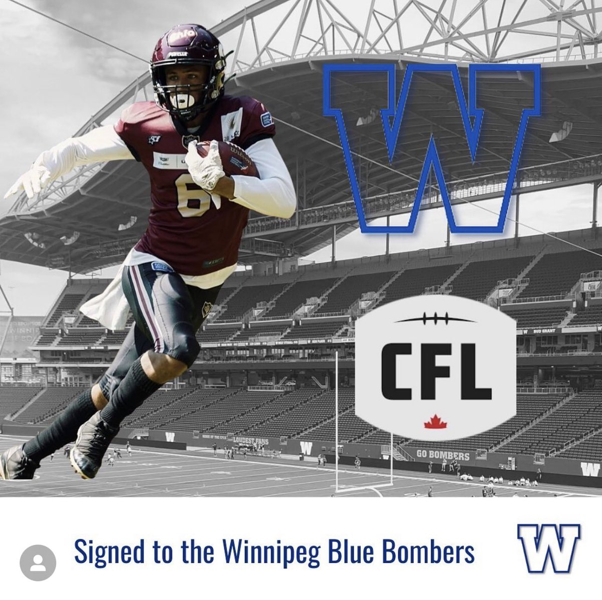 Another ☝🏾 Congratulations to former playmaker <a href="/Knuttel16/">Timothy Knuettel</a> on signing with the <a href="/Wpg_BlueBombers/">Winnipeg Blue Bombers</a> of the <a href="/CFL/">CFL</a> #proGRIFFS