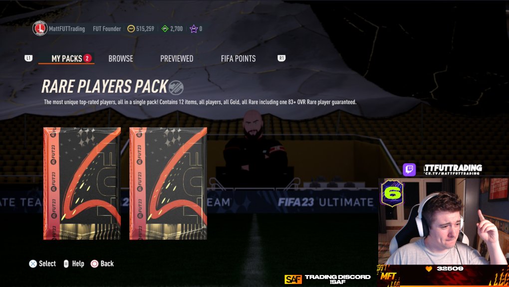 MattFUTTrading's tweet photo. 20 Rivals wins = 50k Pack!

Let's go!

https://t.co/szIhEwA7KJ https://t.co/7oDqUaAONx