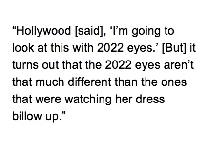 NPR senior editor Barrie Hardymon @bhardymon nails the precise problem with Netflix's 'Blonde' take on Marilyn Monroe, on today's ep of Pop Culture Happy Hour @pchh: