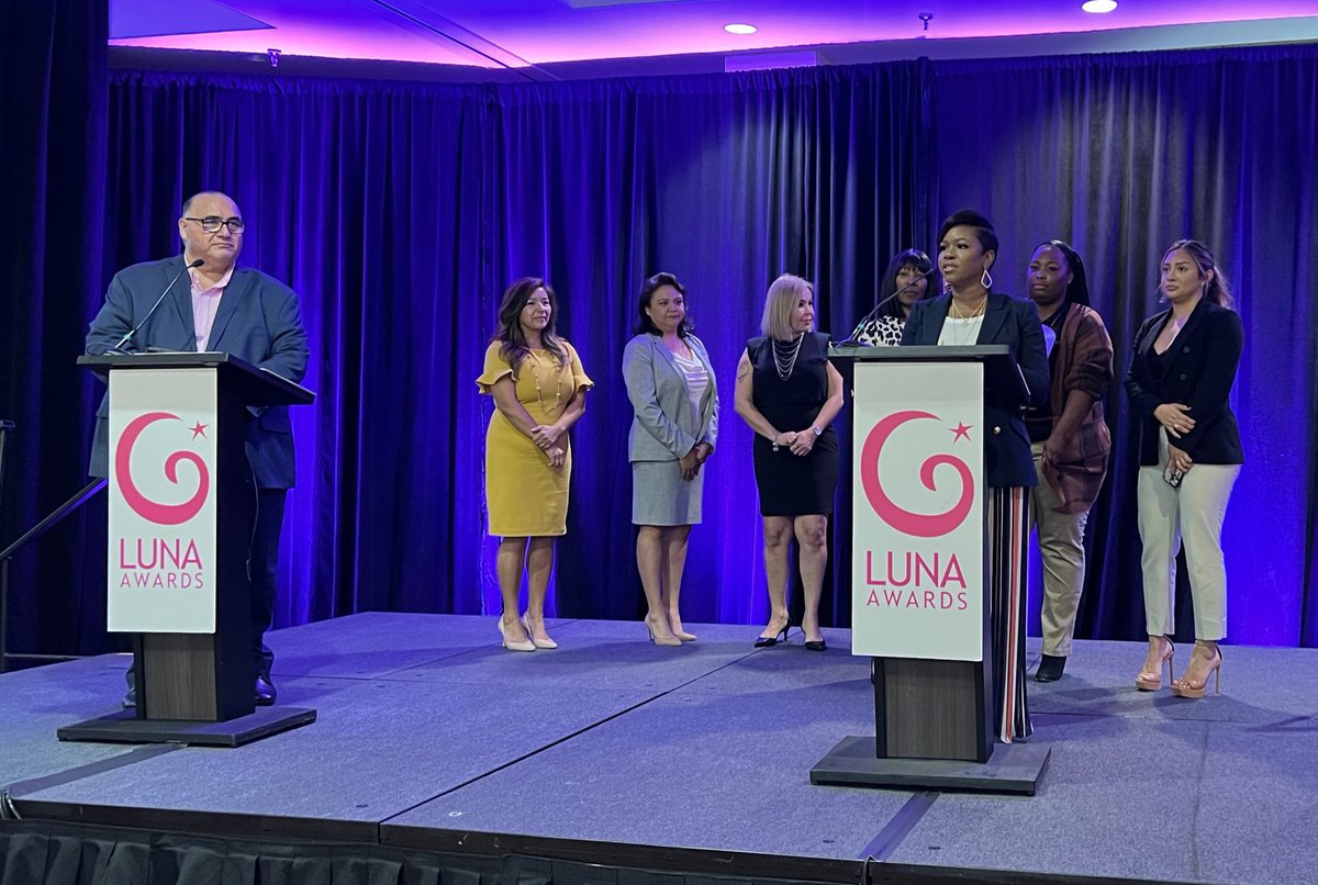 DFWRHCA's tweet photo. #SanAntonio🌙 And the winners are…
Elaiza Alvarez with @LAN_Engineering
🏆Woman of the Year A/E/C
Sherrika Arch with Straight Line Management LLC
🏆A/E/C Firm of the Year
Congratulations! #IAMLUNA🌙 https://t.co/WUZSsceNW6
