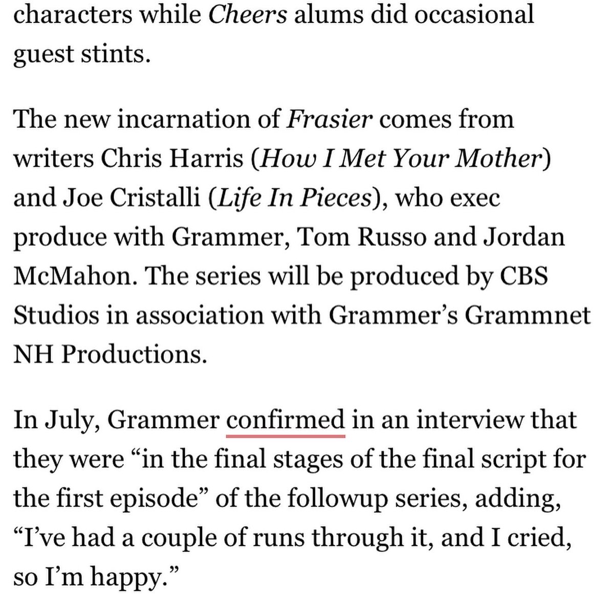 Congratulations to comedian extraordinaire <a href="/CristalliJoe/">JoeCristalli</a>! We're excited to see you shape the next chapter of this iconic franchise!