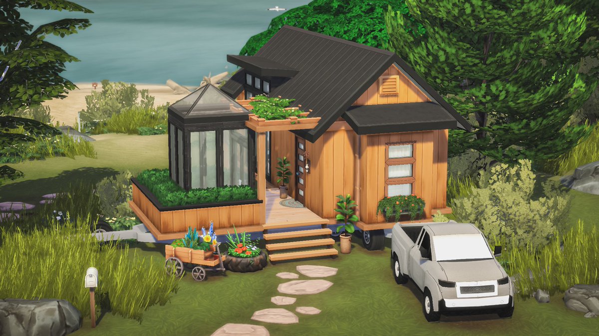 cozyindi's tweet photo. Reference vs. The Sims 4 💛🌿🚐
#RealToSims #TheSims4 #Sims4 #TheSims #TS4 #ShowUsYourBuilds https://t.co/sxYEKJZMtO