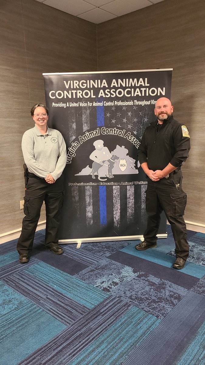 ccpdanimalsvcs's tweet photo. @ccpdanimalsvcs officers are forever learners. Two of our officers attended a conference with VACA in VA Beach this week to learn the latest strategies, technology, and skills to better serve Chesterfield County.
#foreverlearner #connectingcommunities #wheresthesuntho https://t.co/BoAXs5KTHc