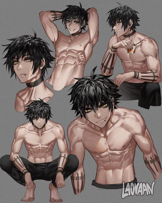My shirtless OC Darius, what more can I say  