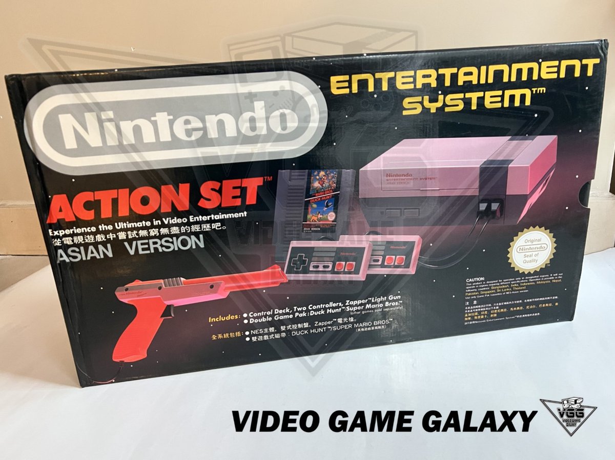 VGGcollectibles's tweet photo. One of the several variants of Nintendo Nes Action Set ASIAN VERSION !

#NES #Nintendo #Asianversion #Actionset #Videogames #Retro #retrogaming #retrogame #Oldies #Collectibles #Collector https://t.co/BMn0wGLuqy