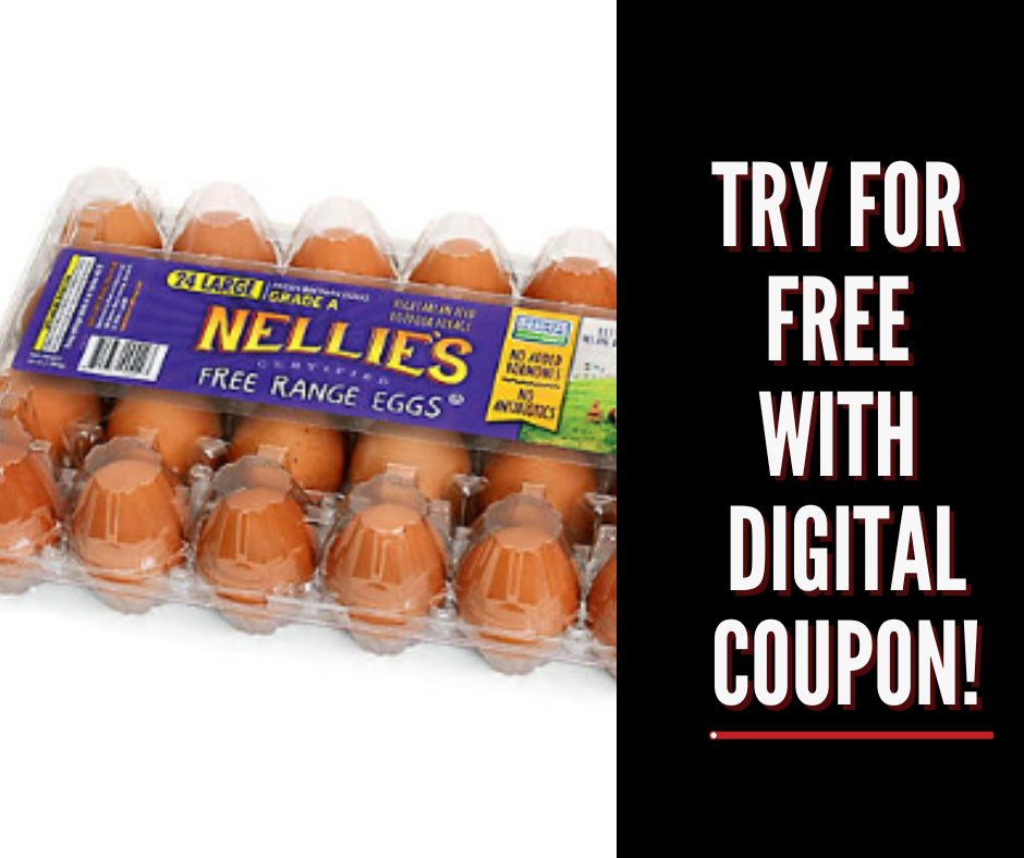 This Thursday 9/6 we are offering FREE Nellie's eggs! Get a dozen eggs for free and get cooking! You definitely don't want to miss out on this deal. Don't forget to download the coupon to redeem your offer: bit.ly/3SDlQZb