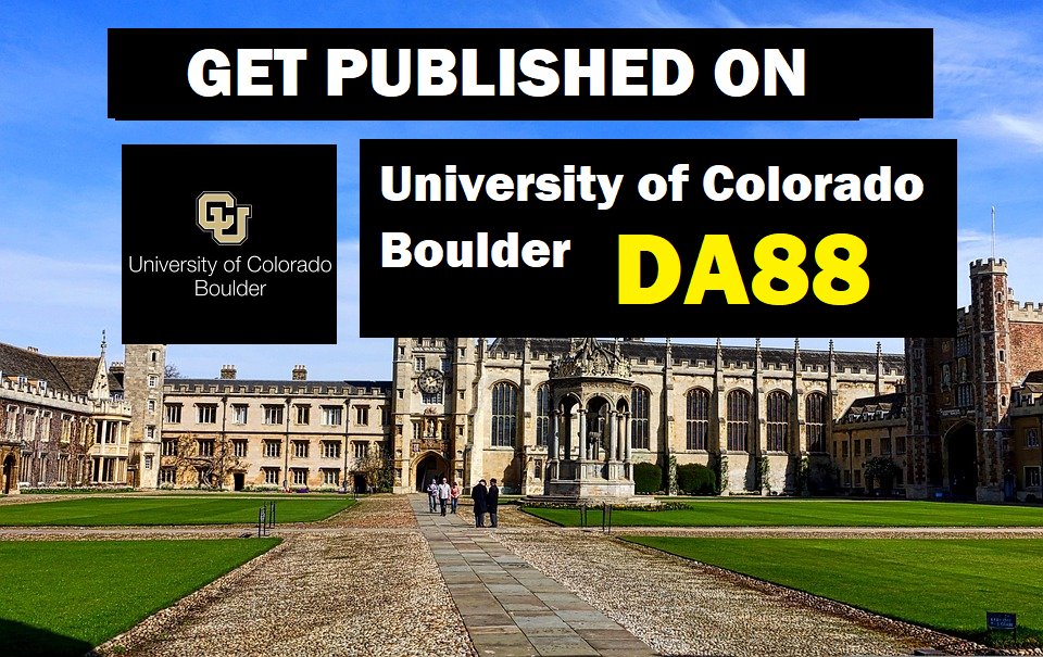 Get Published on University of Colorado Boulder-DA 88 Dofollow peopleperhour.com/hourlie/get-pu… #trending #news #marketing #peopleperhour #niche #dentist #lawyer #homeimprovment #rug #EducationNationale
