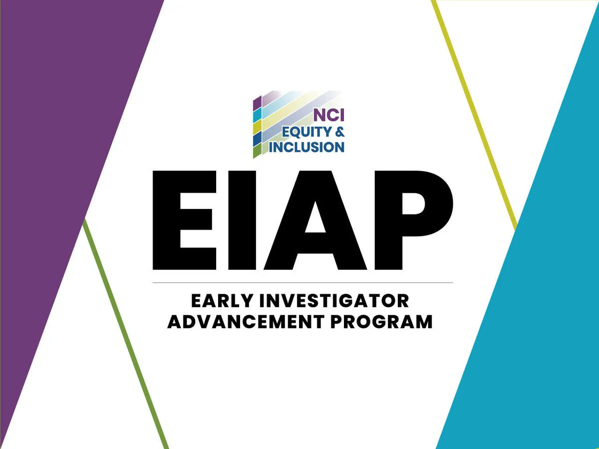 REGISTER: The Early Investigator Advancement Program (EIAP) helps to facilitate the advancement of scientists from diverse backgrounds to become independent investigators. Join us for an EIAP Pre-Application Webinar on October 11 at 3:00 pm ET. cancer.gov/about-nci/orga… @ncicrchd