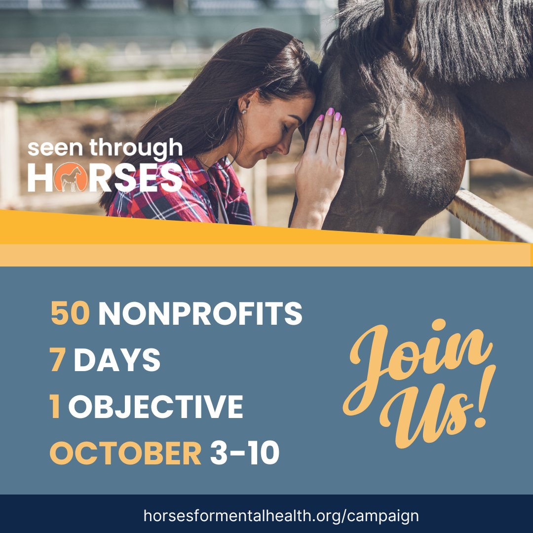 ShantelFromIowa's tweet photo. @SusanCartright6 @Zoetis @SusanCartright6 ! Thx for cheering on the trailblazing #SeenThroughHorses Campaign by @horsesformentalhealth aimed to ⬆️ awareness about the healing power of horses &amp; raise funds for 50 non profits incorporating horses into mental health &amp; personal growth programs! 🐴 @Zoetis https://t.co/MfW6XCw4Yz