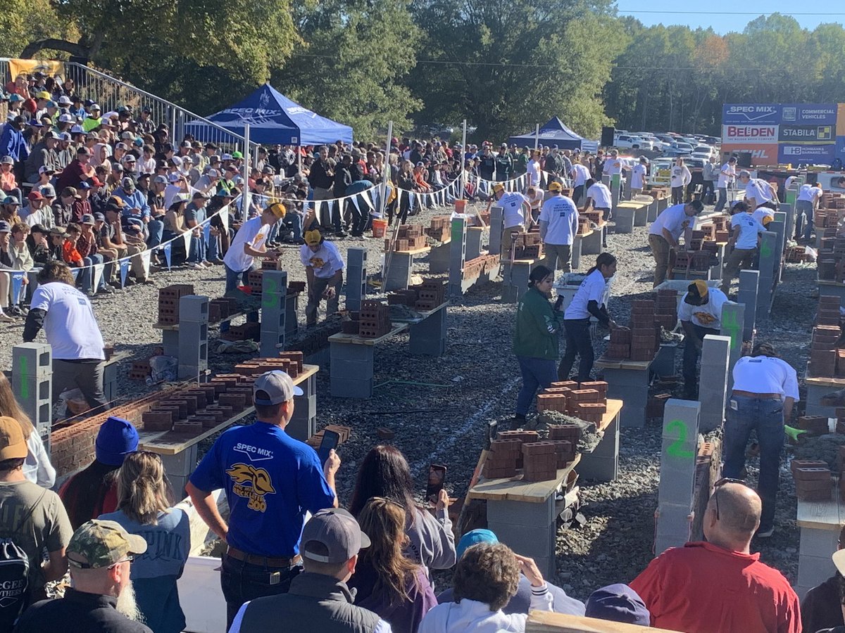 Cheering on our East, West &amp; Carson masonry students who are rocking it today at the Jr Spec Mix Bricklayer 500 competition <a href="/RSSchoolsNC/">Rowan-Salisbury Schools</a> <a href="/CTEforNC/">NC Career and Technical Education</a> <a href="/SPECMIX/">SPEC MIX®</a> <a href="/EastRowanHS/">EastRowanHS</a> <a href="/JCHSCougars/">Jesse C. Carson High School</a> <a href="/WRFalcon/">West Rowan High</a>