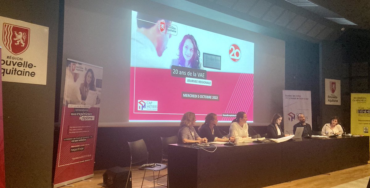 Restitution des ateliers lors de la journée régionale à cap métiers Nouvelle Aquitaine - centre Vincent  Merle  ⤵️ 
# communauté VAE #PRCVAE