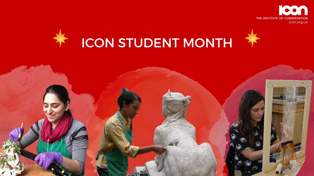Calling all students: It's Student Month here at Icon! 🎉

Join us as we celebrate the achievements of our emerging conservators and signpost the support, resources, and initiatives available to all Icon Student members: icon.org.uk/resource/octob…