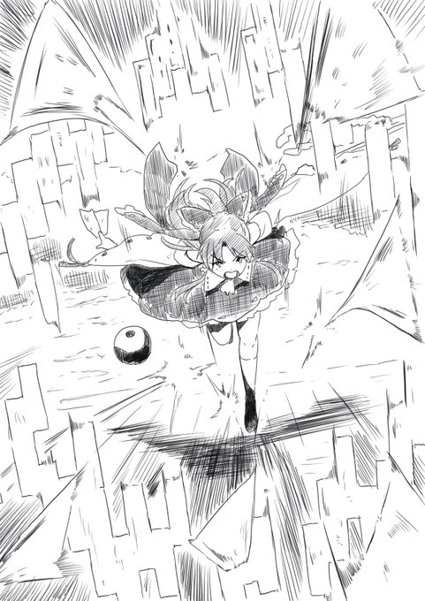 巫女さんの凶悪な姿 