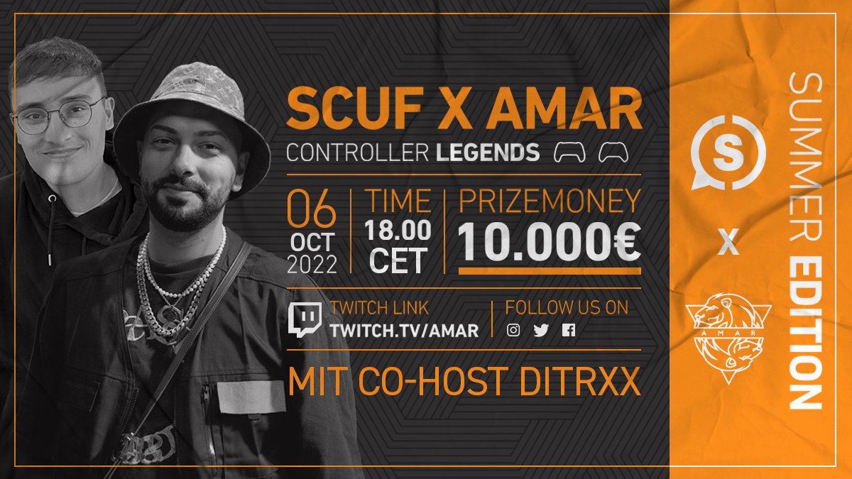 Morgen gehts in den Controller Grind um 10K Preisgeld, Freunde! Und wir haben einen ganz besonderen Gast mit am Start der das Ganze mit mir zusammen kommentieren wird @Ditrxx 🔥🔥🔥