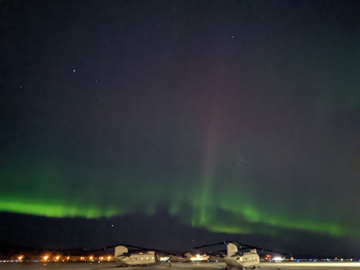 VeritableCVN's tweet photo. The Musings of Chief: We executed CWIC II this week, knocking out the training before JPMRC-HI. It wasn't the coldest but it came with a great show from the darkness of the airfield! #ArcticAttack #ArcticLightning
@11thAirborneDiv @PAOFWA @25thID https://t.co/AL7oKTuJWJ