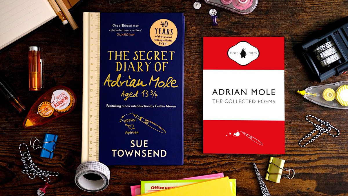 Adrian Mole, we salute you! This is Mole Press breaking seven years of silence and standing in for unacclaimed poet, diarist and renaissance teenager on the 40th anniversary of his earliest work. Stand by for further twits.