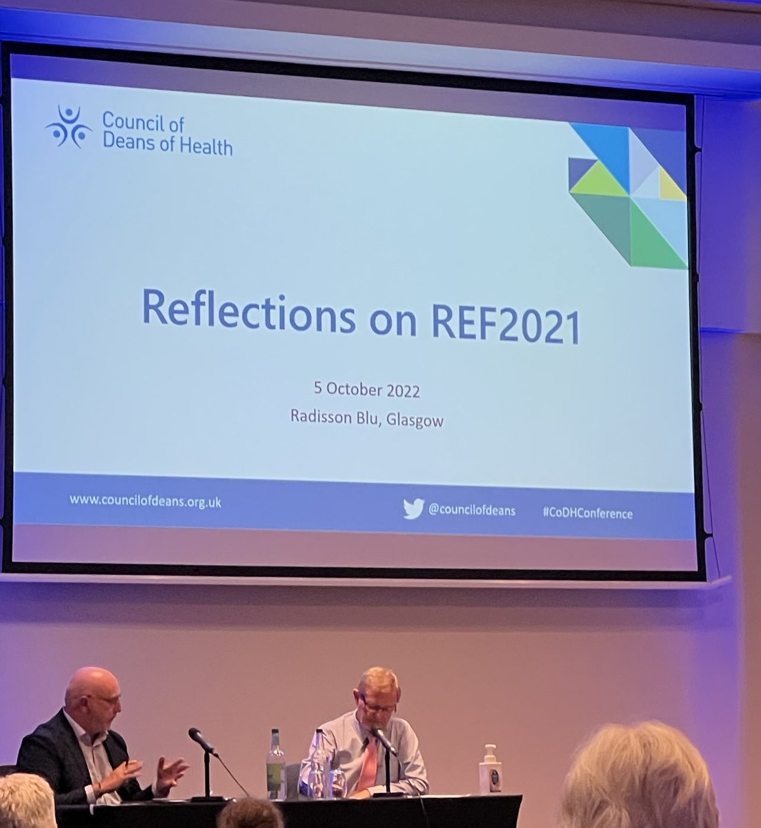 ‘Reflections on REF2021’ at CoDH Autumn Conference from Prof Hugh McKenna - lessons learned, a call to action! #CoDHConference #council2022