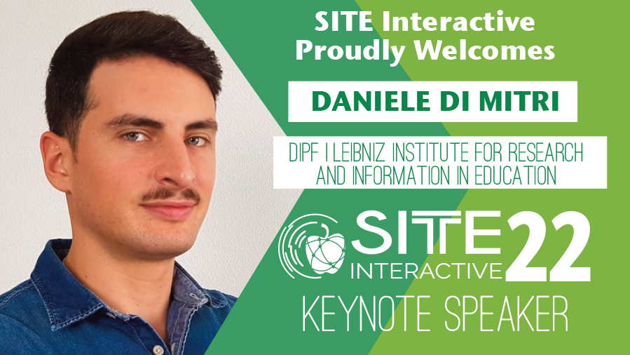 SITEconf's tweet photo. SITE Interactive 2022 sessions are live and going strong! Plan to join us all together at 12:45 PM EDT for our Keynote Workshop with Daniele Di Mitri, on AI and Immersive Technologies for Feedback Augmentation. #interactive22 https://t.co/lya21FljyK