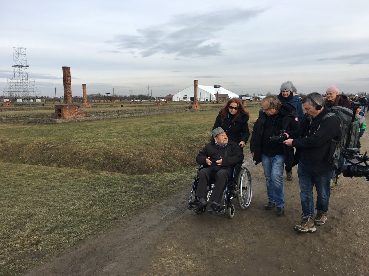Auschwitz75's tweet photo. We traveled to Poland to make this film @Auschwitzmemorial and @Terezin on a shoestring budget. Now Czech Holocaust survivor Vladimir Munk's story is available on DVD on Amazon! https://t.co/t2vR37dBc1 #holocaustsurvivor #auschwitz #birkenau #shoah #terezin #pardubice #czech https://t.co/Fi2T2CzjBn