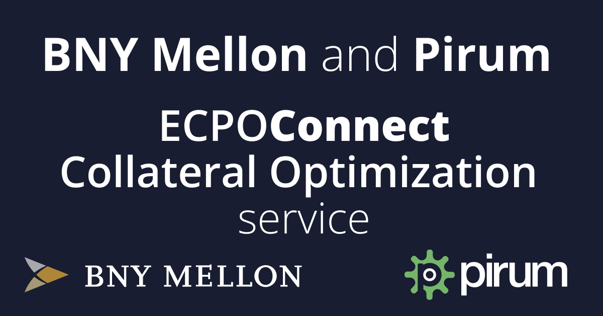 PirumSystems's tweet image. BNY Mellon and Pirum Launch New Collateral Optimization Service designed to help clients improve profitability 

Discover more: bit.ly/3M9WeRp

#bnymellon #pirum #collateraloptimization #newproduct #securitieslending #securitiesfinance #fintechinnovation