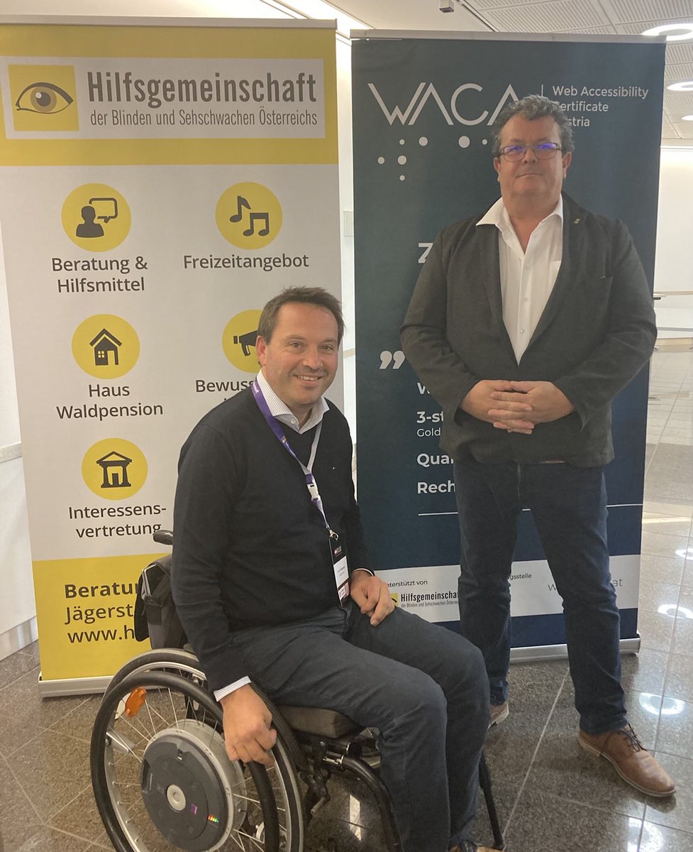 hggezwitscher's tweet photo. Heute sprechen unsere #Barrierefreiheitsexperten @KHoeckner und Werner Rosenberger (@wac_austria) am Software Day von @voesi zum Thema Web #Accessibility. https://t.co/QScmb5u1qO
#Zugänglichkeit #MmB #a11y https://t.co/ouMC836ohO