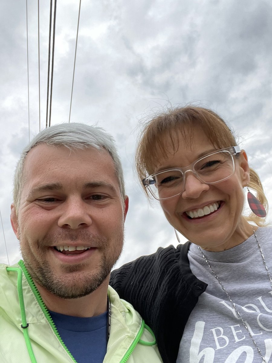 GerholdJon's tweet photo. Today we got to experience our first ever walk to school with @RavensNKC HG got to see @kcwolf , and I got to catch up with one of the best principals ever @Aimster70 We can’t wait for next year! @NKCSchools https://t.co/kakCzSKZjI