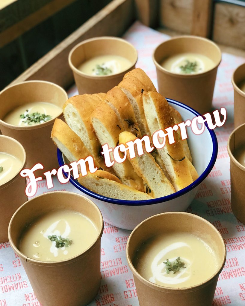 Soups are back from tomorrow. 🥕🥦🍅