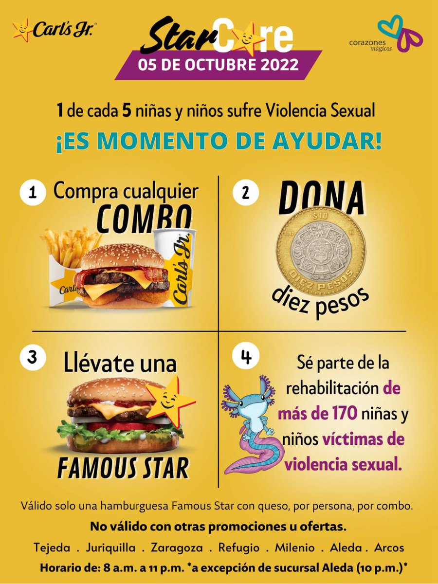 la_rubalcava's tweet photo. QUERÉTARO! Es momento de ayudar a los niños y niñas de @corazonesmagic #hoynosecocina #AyudanosaCompartir #FamousStar https://t.co/3dUBoGRrs1