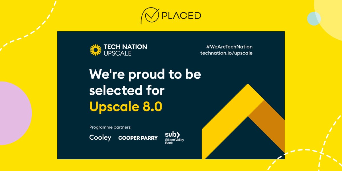 Placed App (@theplacedapp) on Twitter photo We’re delighted to be selected for <a href="/TechNation/">Tech Nation</a>'s Upscale 8.0, an exclusive network of high-growth UK tech companies 💥 Thanks to all our clients, investors and most importantly our team who have been a valuable part of this journey 🙌 eu1.hubs.ly/H01Vngj0 #GetPlaced We’re delighted to be selected for <a href="/TechNation/">Tech Nation</a>'s Upscale 8.0, an exclusive network of high-growth UK tech companies 💥 Thanks to all our clients, investors and most importantly our team who have been a valuable part of this journey 🙌 eu1.hubs.ly/H01Vngj0 #GetPlaced