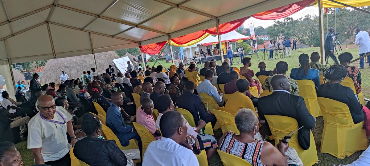 His Excellency President <a href="/KagutaMuseveni/">Yoweri K Museveni</a> officially opens the #UgandaAt60 #UGAt60 National History exhibition at the <a href="/ugandamuseums/">ugandamuseums</a> , Kampala. The exhibition is officially open to the Public starting tomorrow till December.<a href="/ubctvuganda/">UBC UGANDA</a> <a href="/ExploreUganda/">Explore Uganda 🇺🇬</a> <a href="/mugarra/">Hon.Bahinduka Mugarra Martin</a>