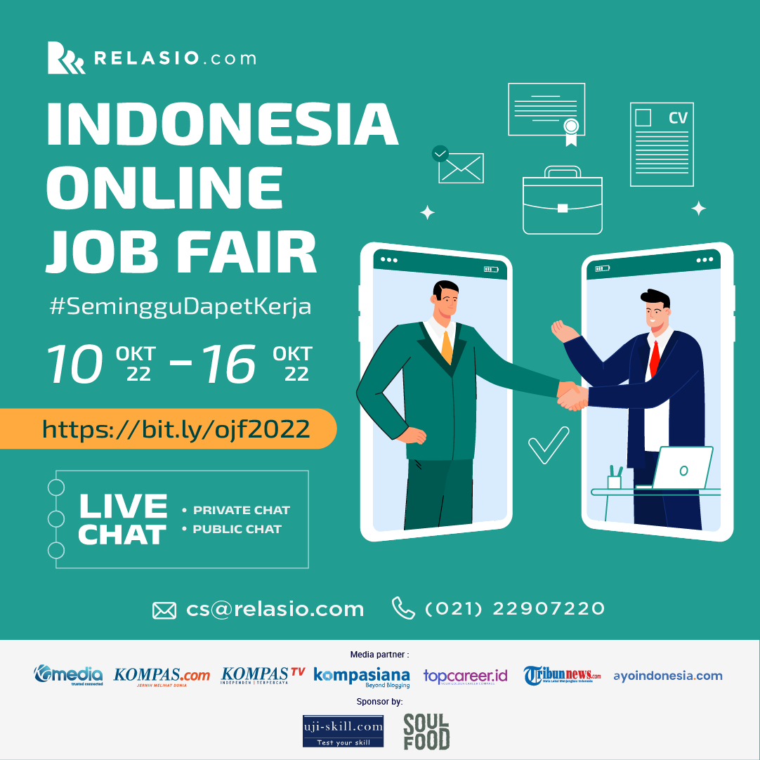 Relasiocom's tweet photo. Sedang mencari pekerjaan ?
Yuk, siapkan cv kalian untuk ikut dalam acara online job fair https://t.co/apSEjN4EYe.
Daftar Sekarang : https://t.co/NGcws7Xv7V
Tunggu apa lagi? Buruan, Jangan sampai ketinggalan yah!
Kamu cukup ikutan #jobfairdarirumah dan pastikan #seminggudapetkerja https://t.co/oPksNX7In7